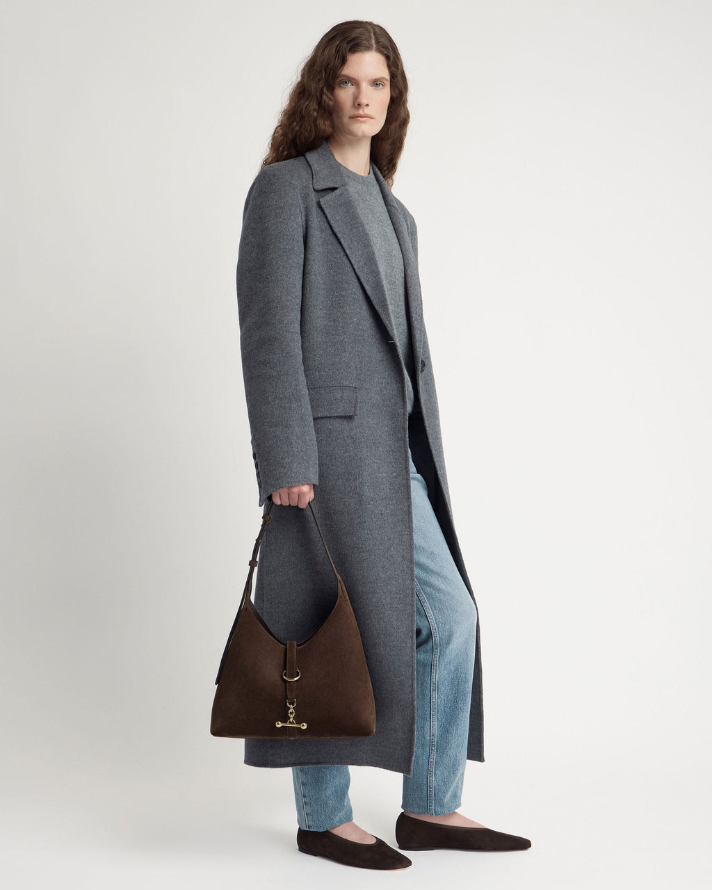 Kite Hobo - Chocolate Suede