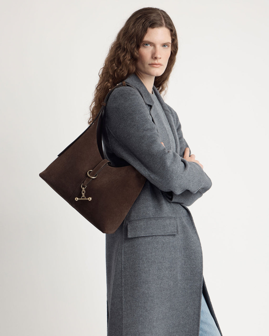 Kite Hobo - Chocolate Suede