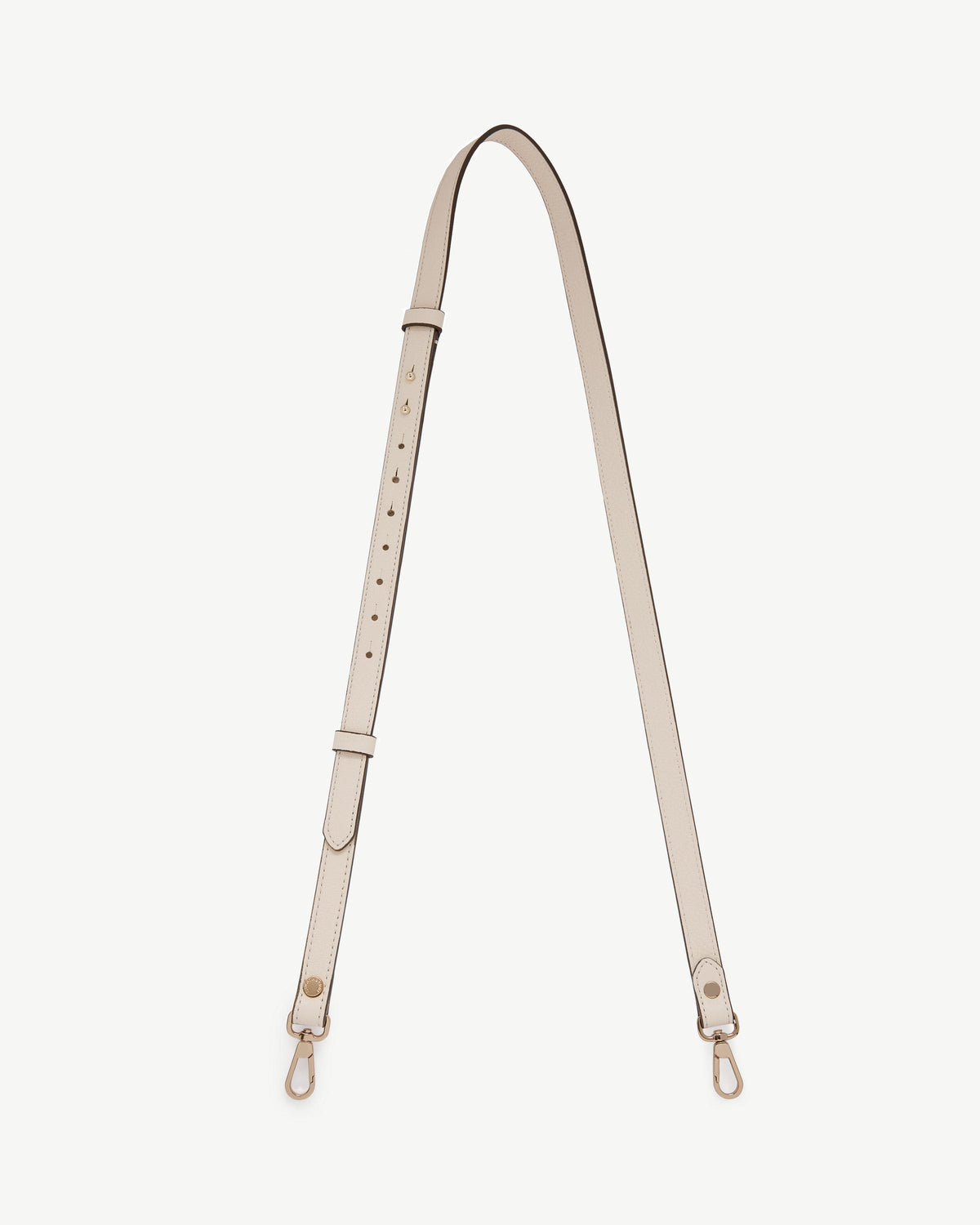 Thin Adjustable Leather Strap - Vanilla