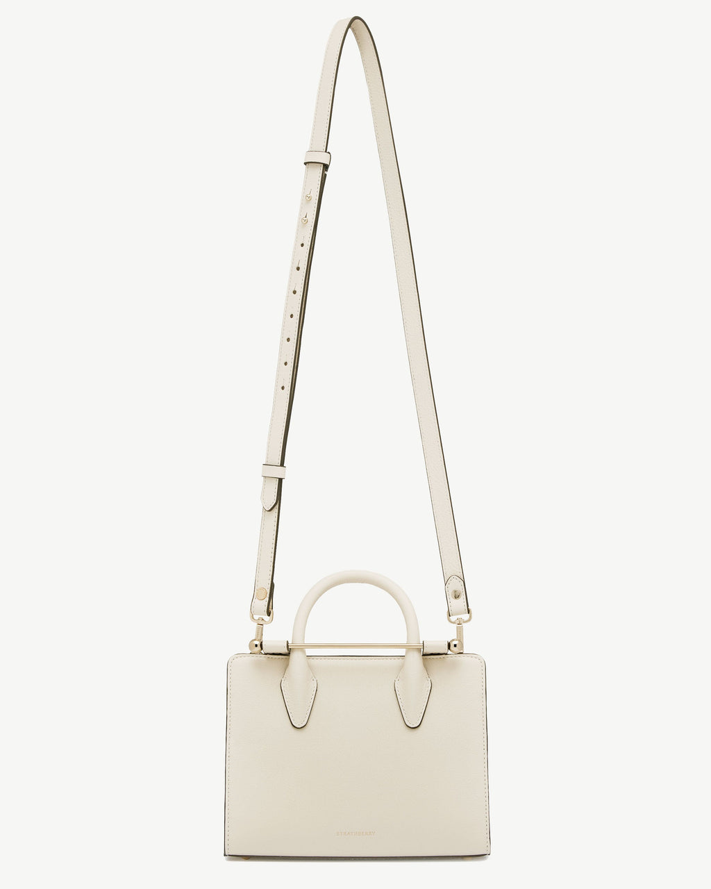 Thin Adjustable Leather Strap - Vanilla