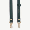 Thin Adjustable Leather Strap - Bottle Green