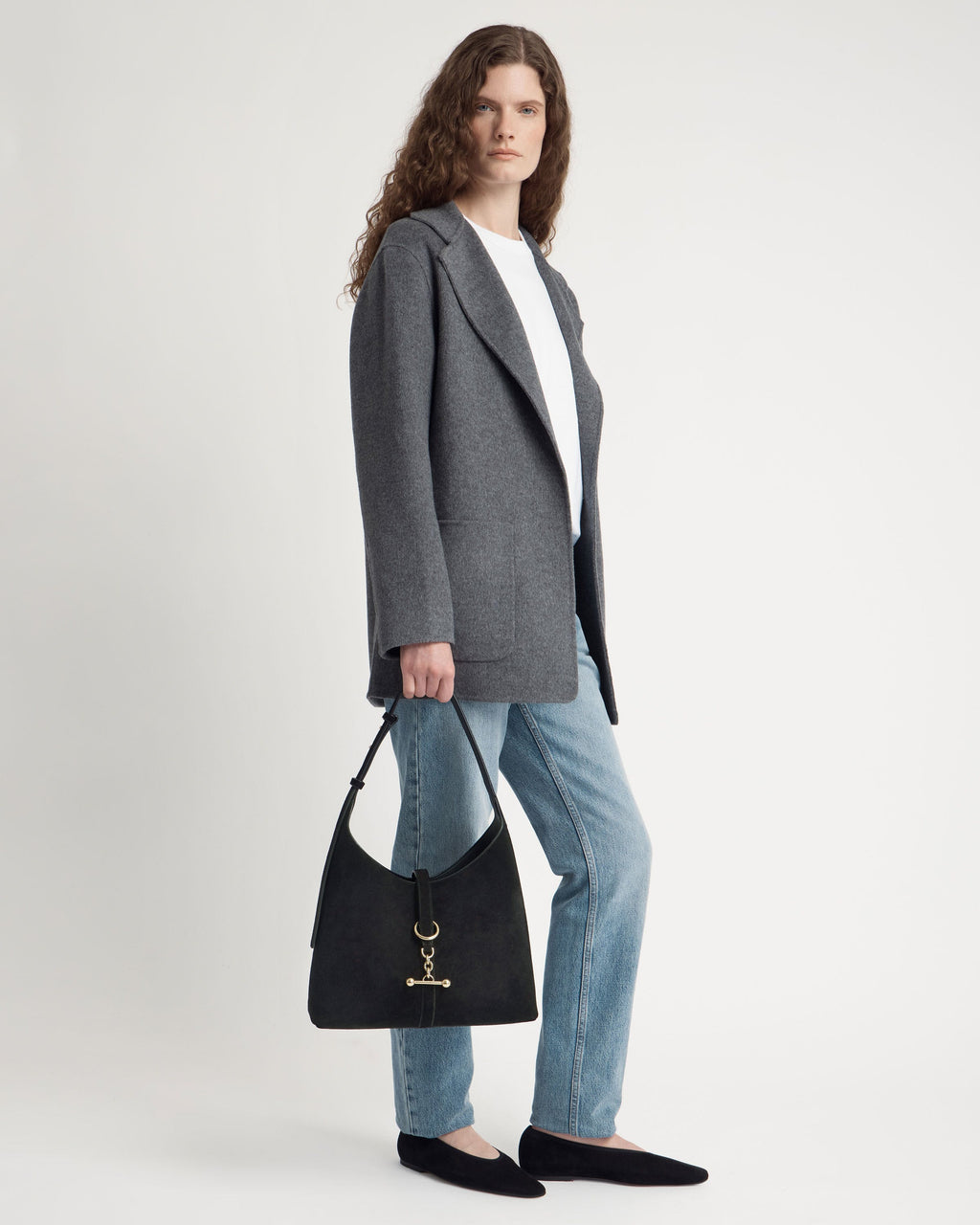 Kite Hobo - Black Suede