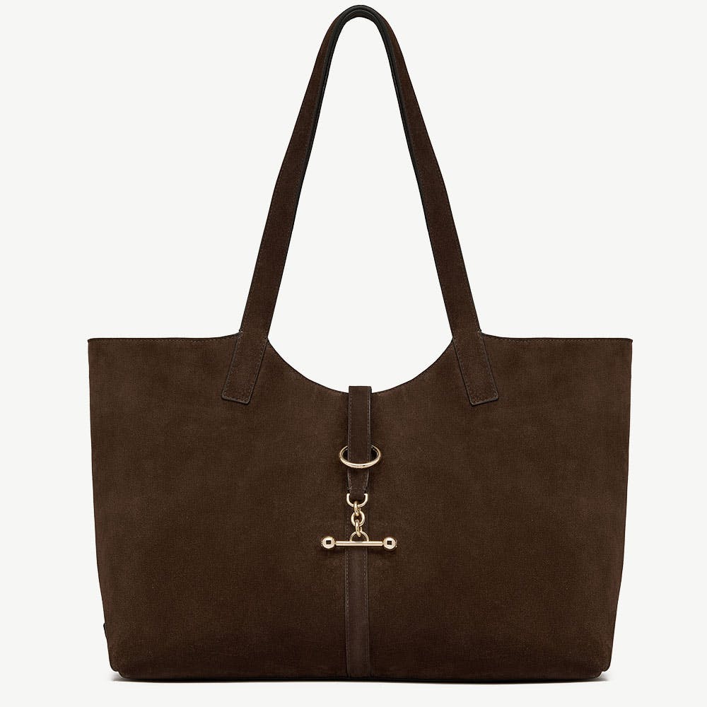 Kite Tote - Suede Chocolate