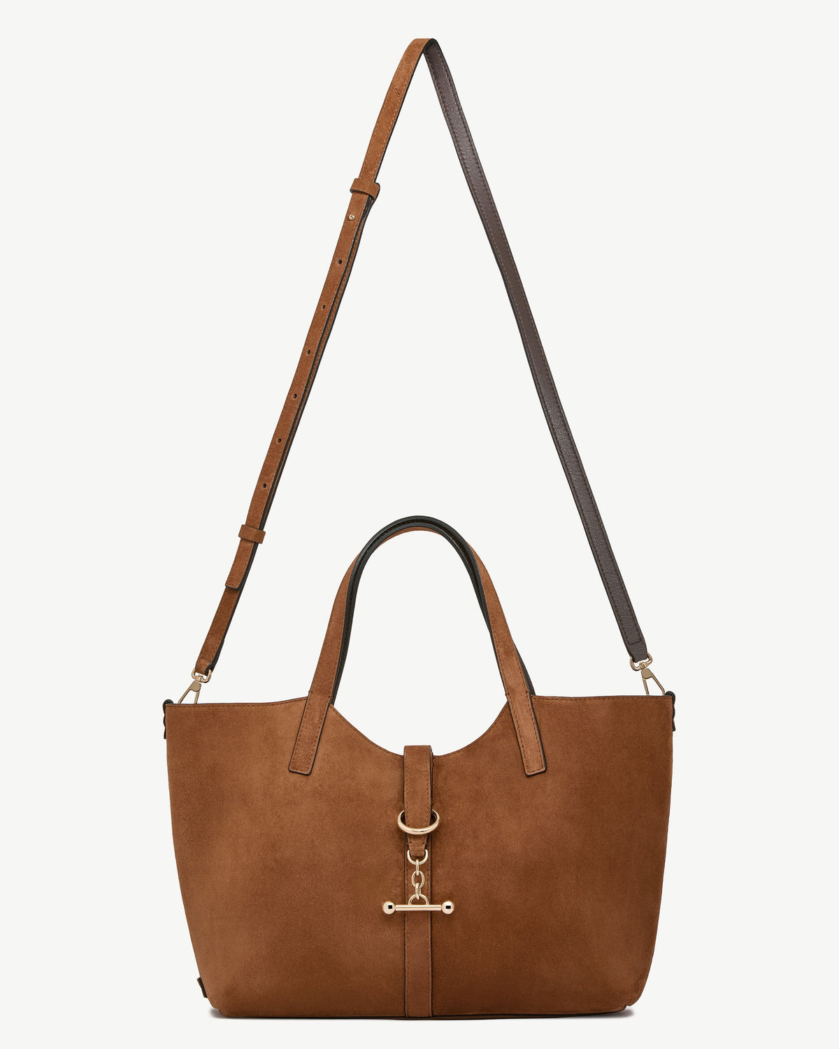 Kite Tote Midi - Tan Suede