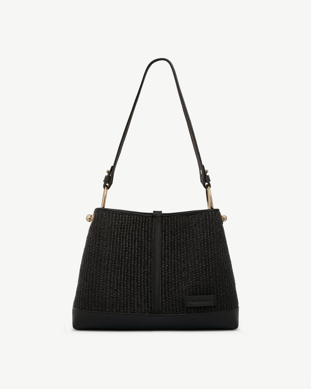 Lana Hobo - Black Raffia