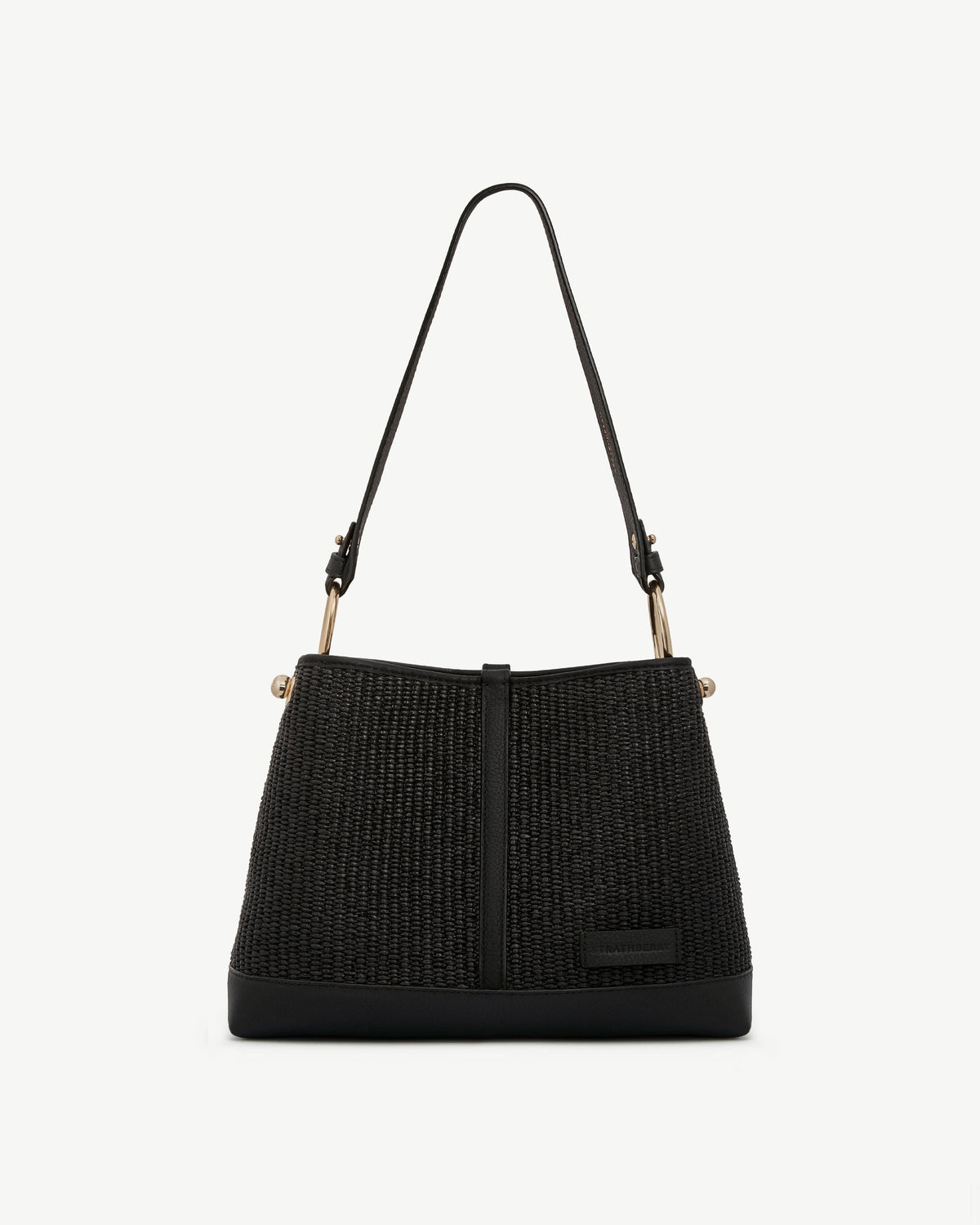 Lana Hobo - Black Raffia