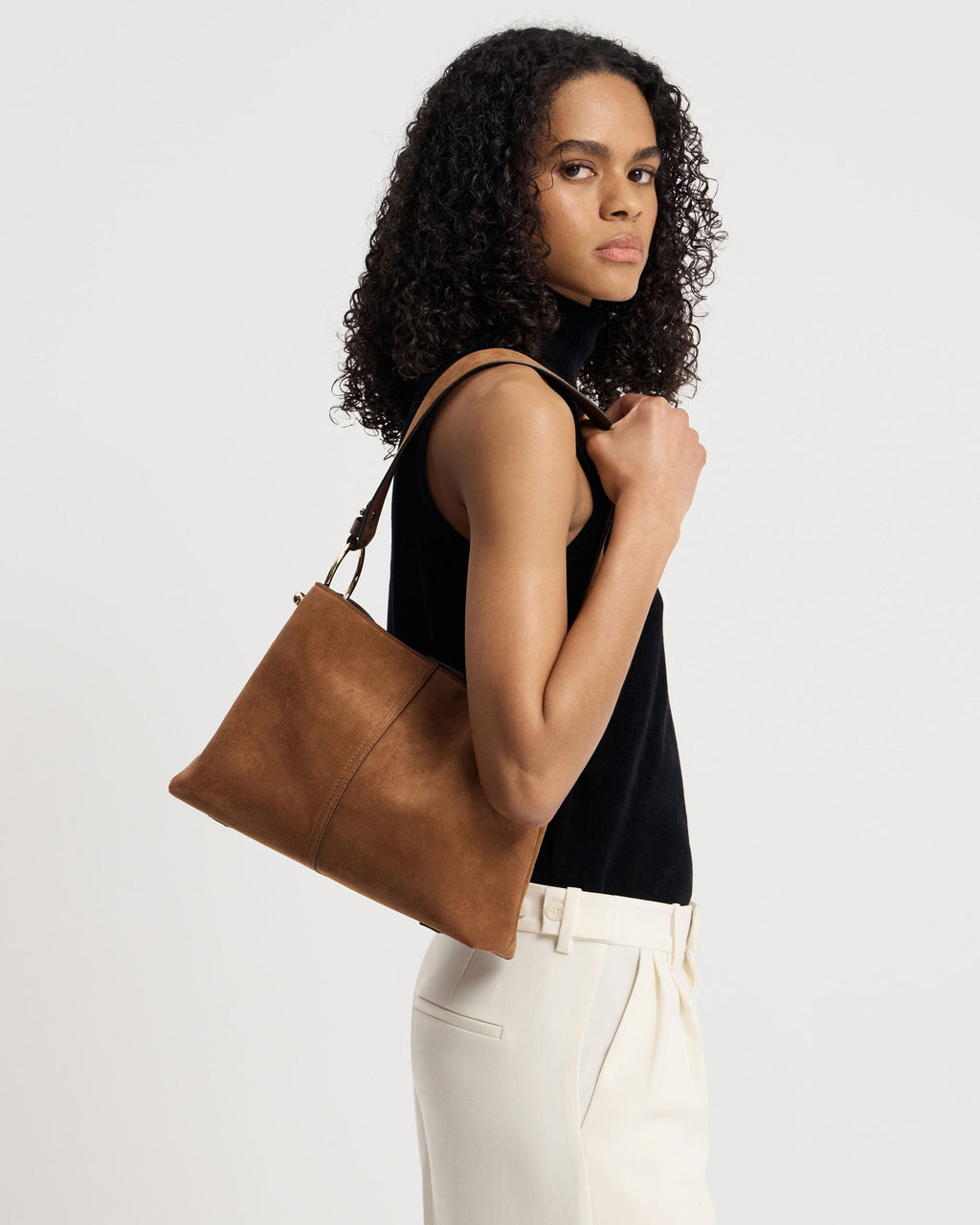 Lana Hobo - Tan Suede