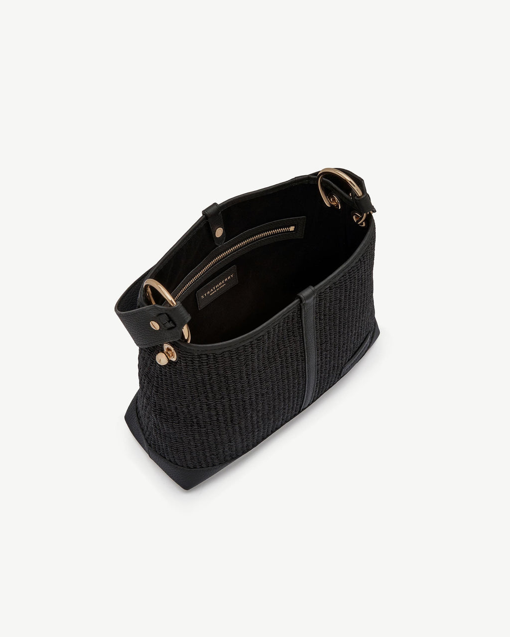 Lana Hobo - Black Raffia