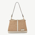 Lana Hobo - Vanilla/Natural Raffia
