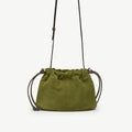 Charlotte Drawstring - Lime Suede/Khaki