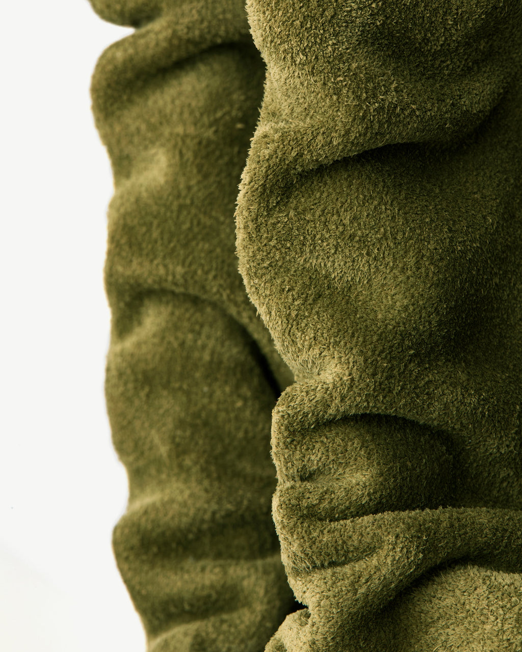 Charlotte Drawstring - Lime Suede/Khaki
