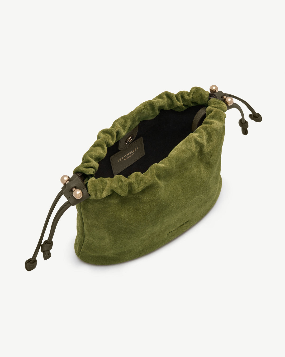 Charlotte Drawstring - Lime Suede/Khaki