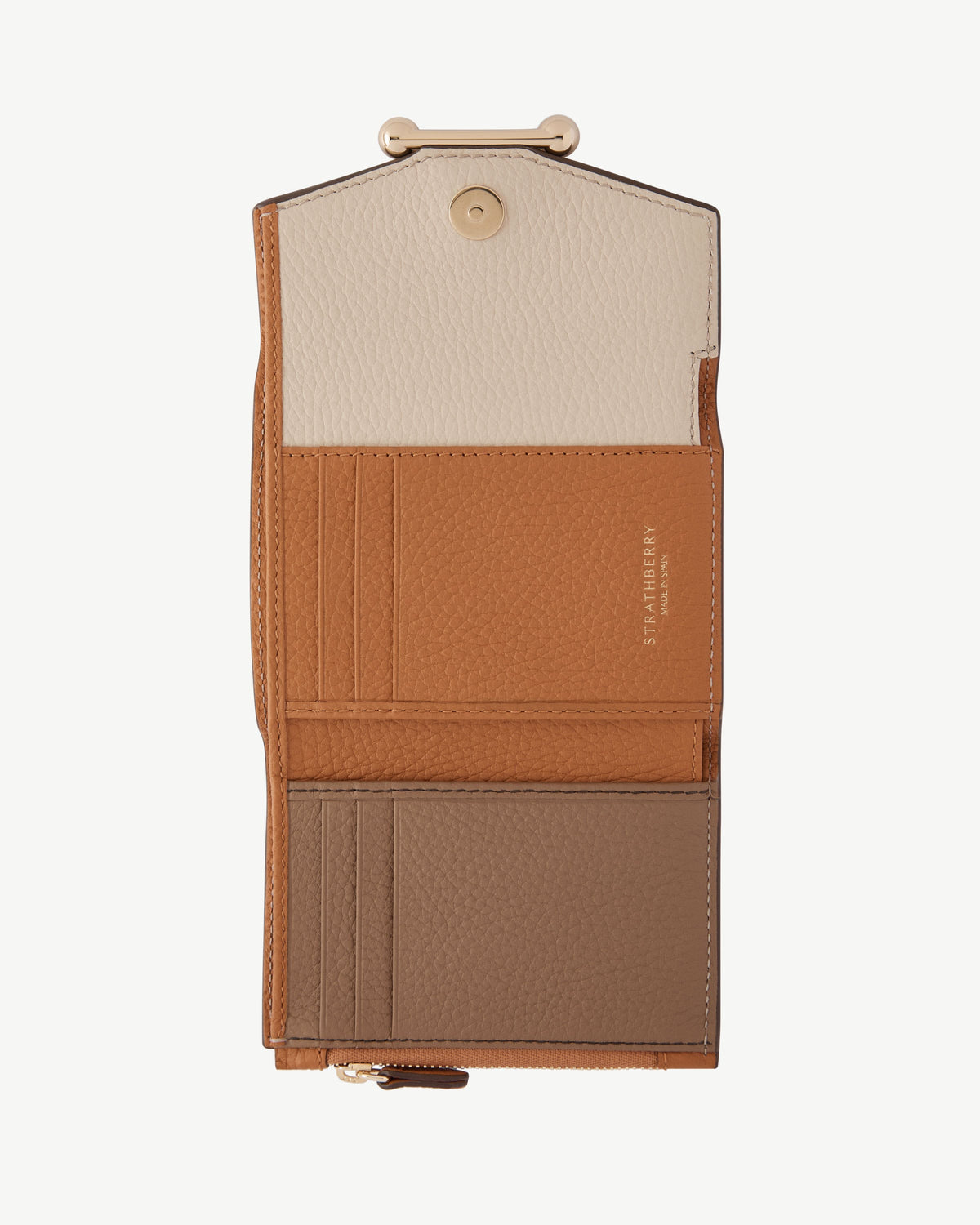 Mosaic Trifold Wallet - Oat/Honey/Clay