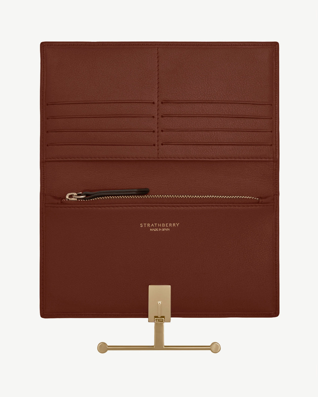 Large Melville Street Wallet - Walnut