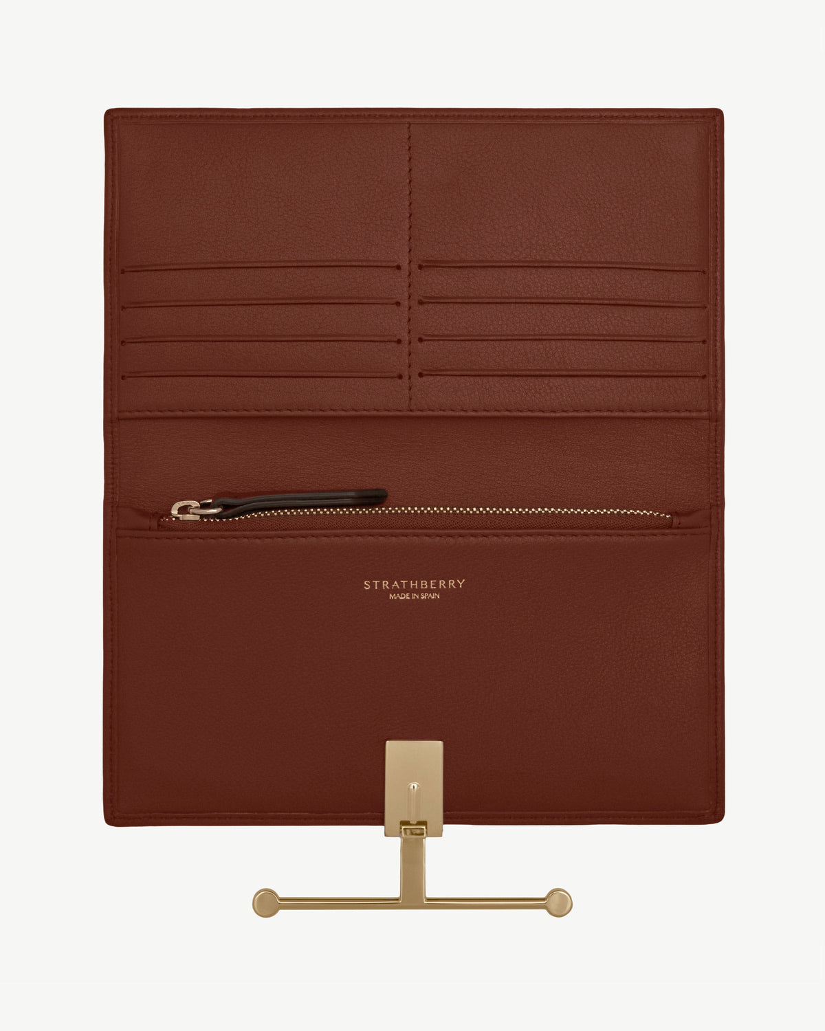 Large Melville Street Wallet - Walnut