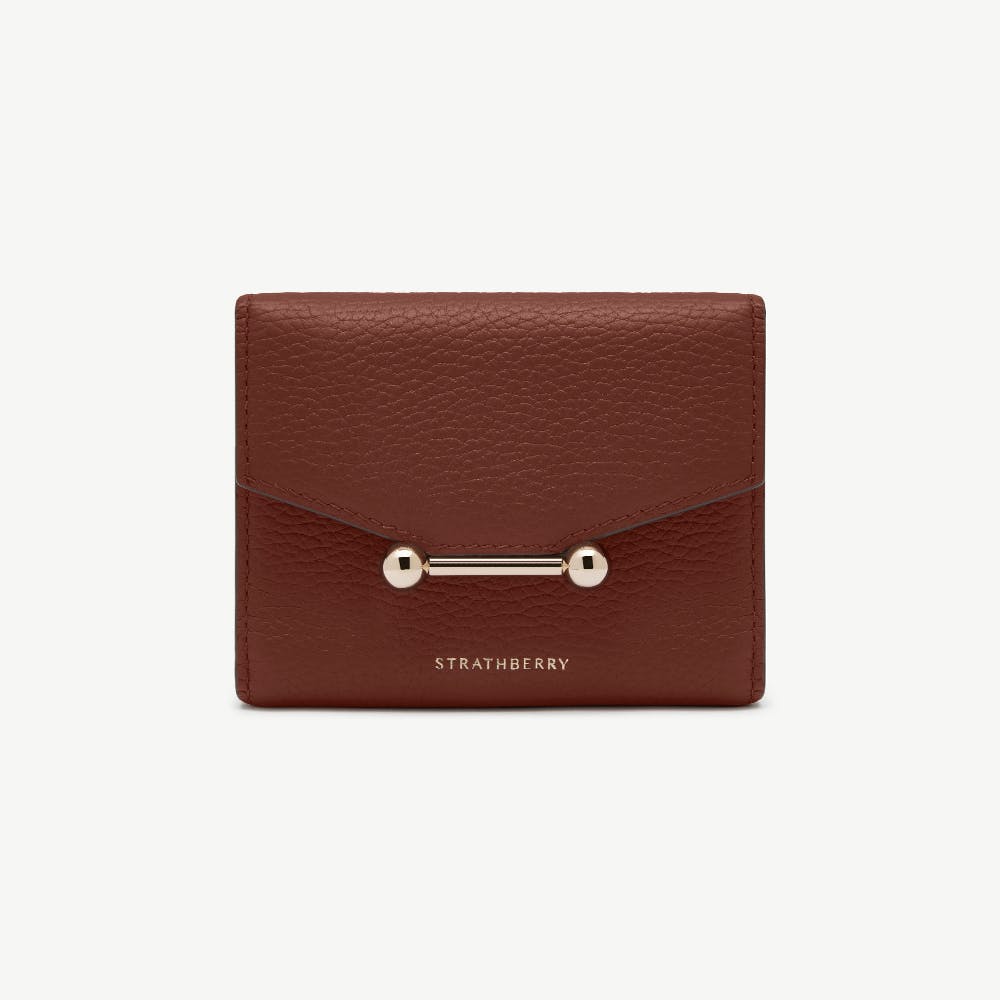 Mosaic Trifold Wallet - Walnut
