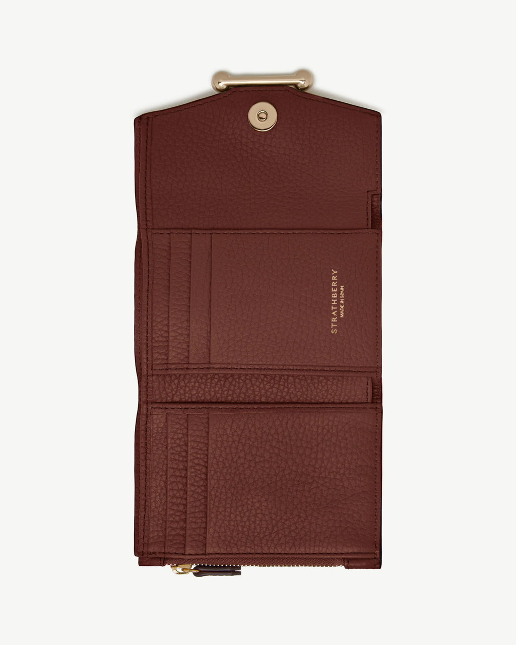 Mosaic Trifold Wallet - Walnut