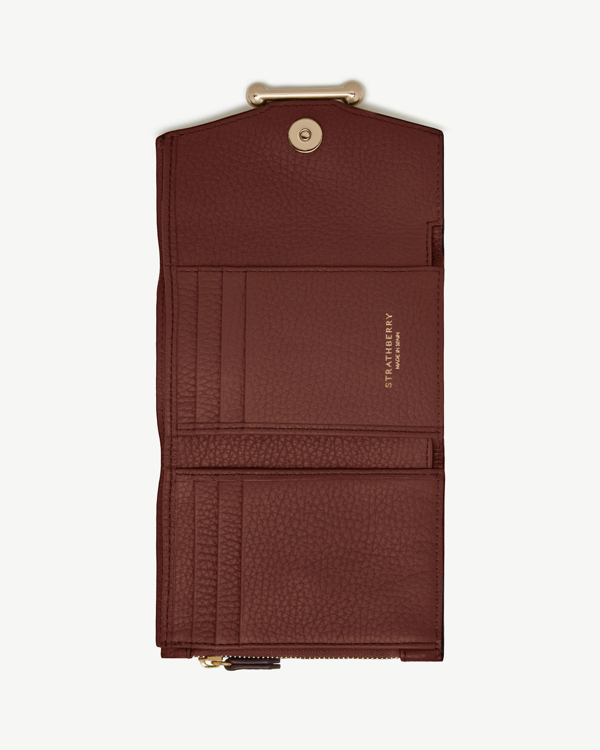 Mosaic Trifold Wallet - Walnut