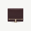 Melville Street Wallet - Burgundy/Walnut