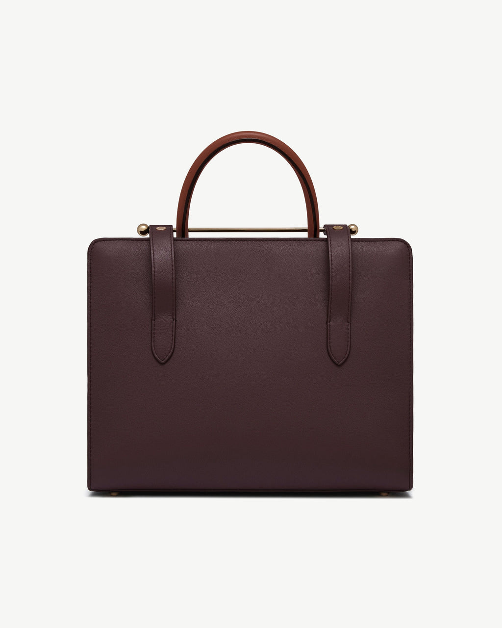 Midi Tote - Burgundy/Walnut/Chestnut