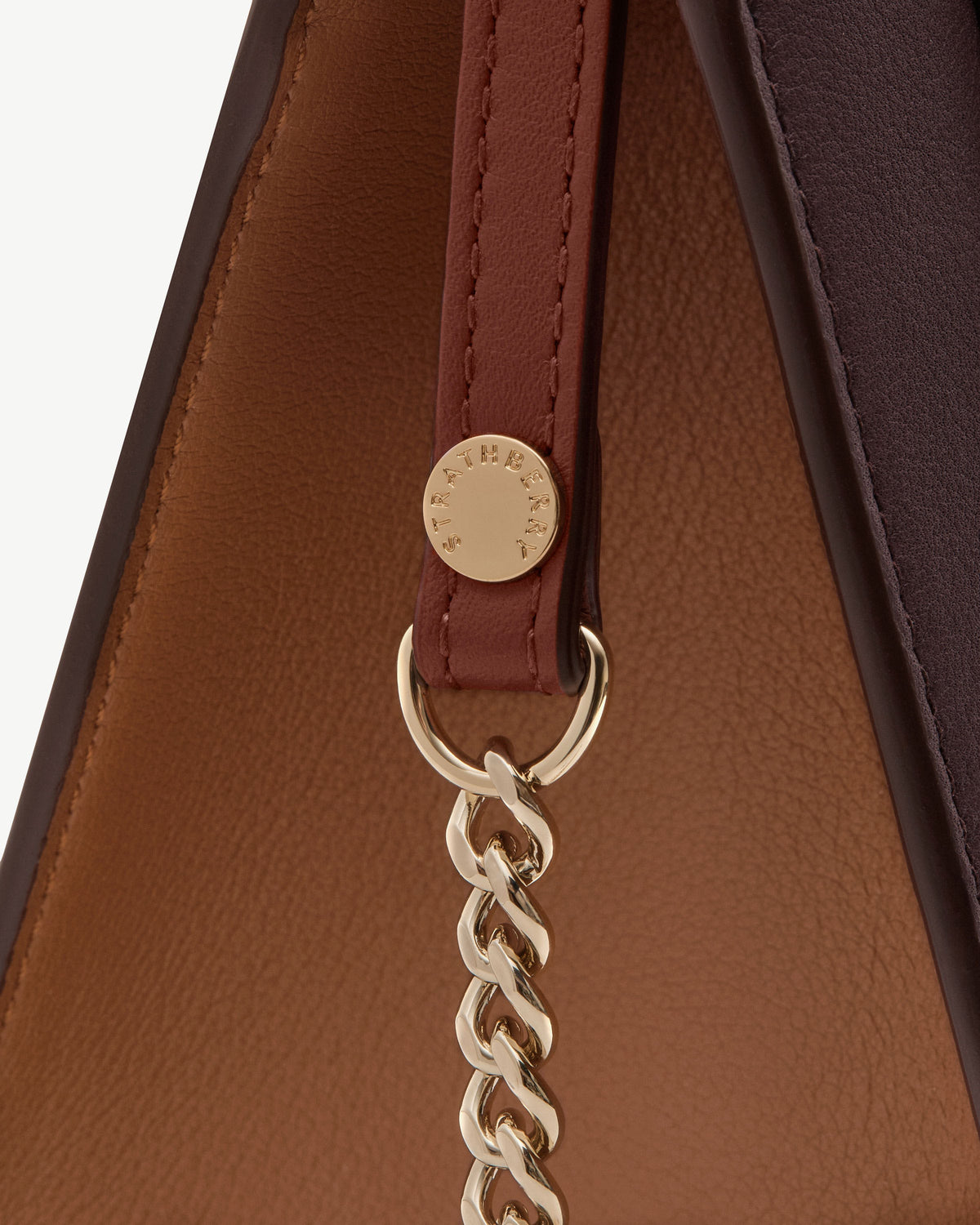 Mini Tote - Burgundy/Chestnut/Walnut