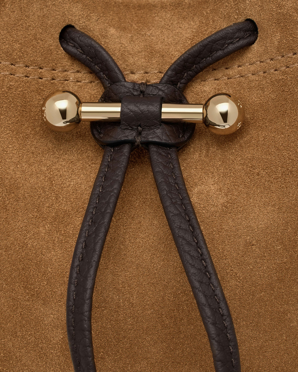 Osette Midi Pouch - Toffee Suede/Espresso