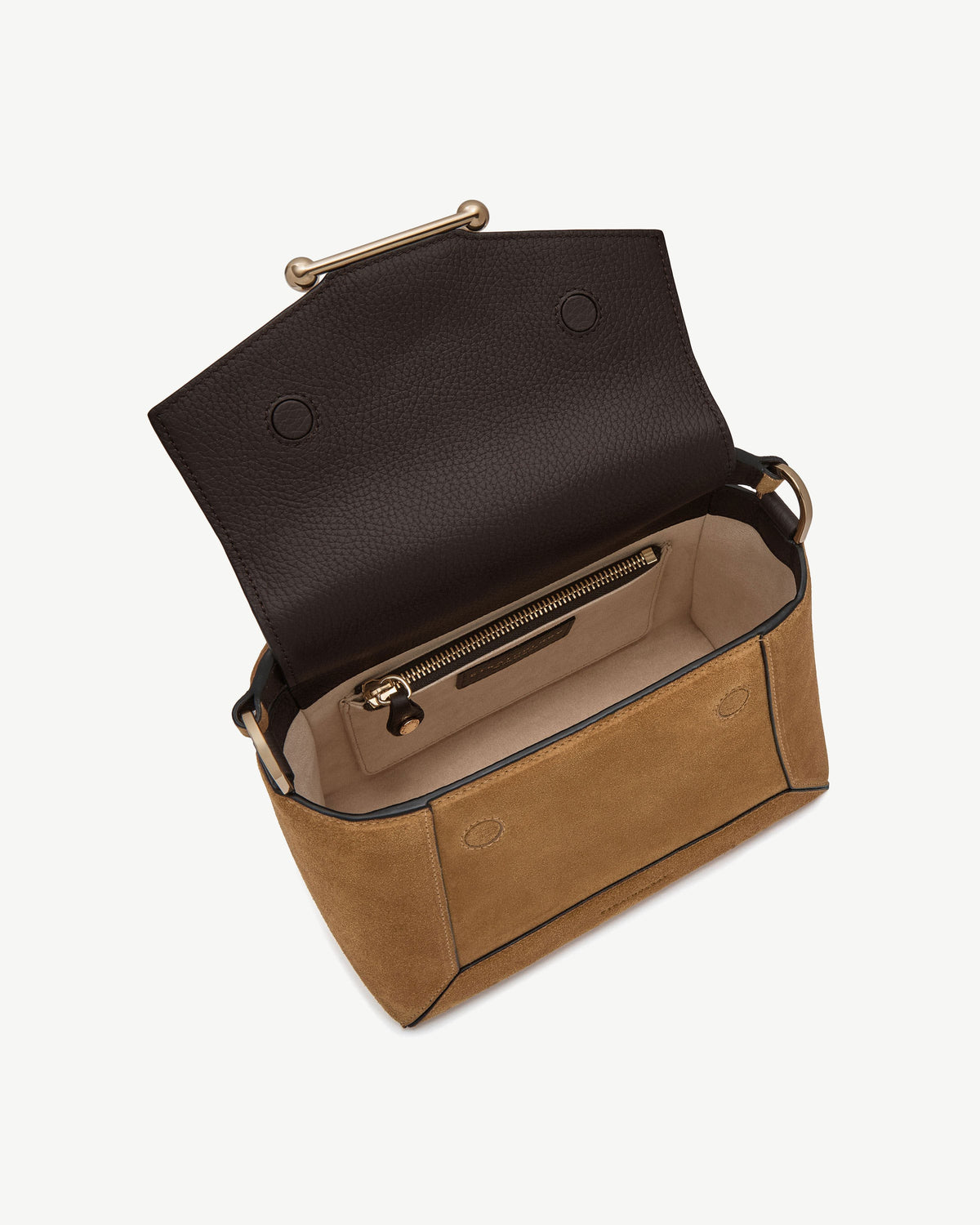 Mosaic Bag - Toffee Suede/Espresso