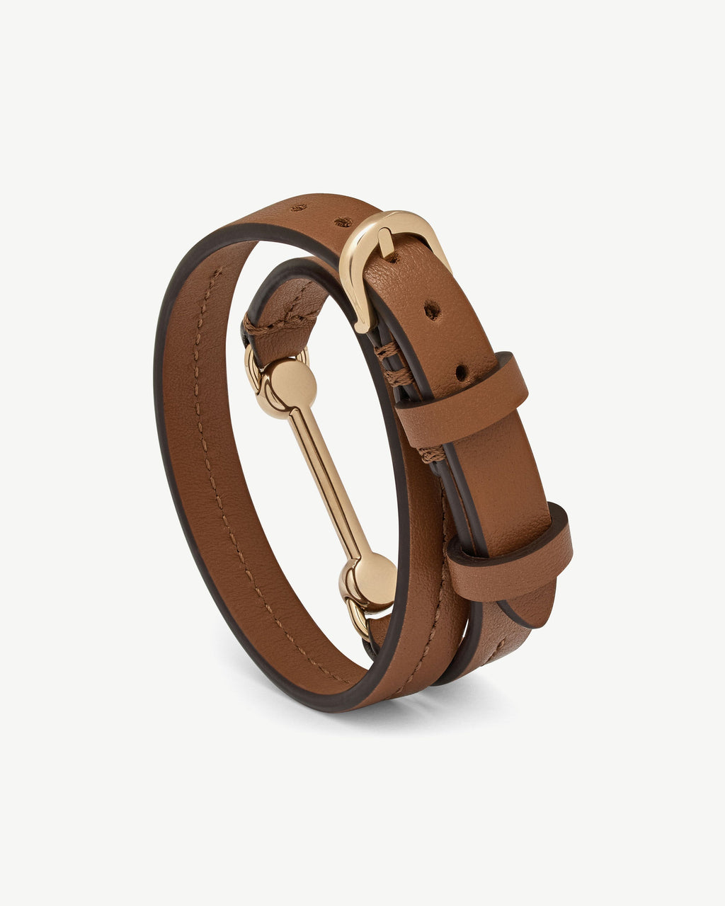 Corda Double Wrap Bracelet - Hazelnut