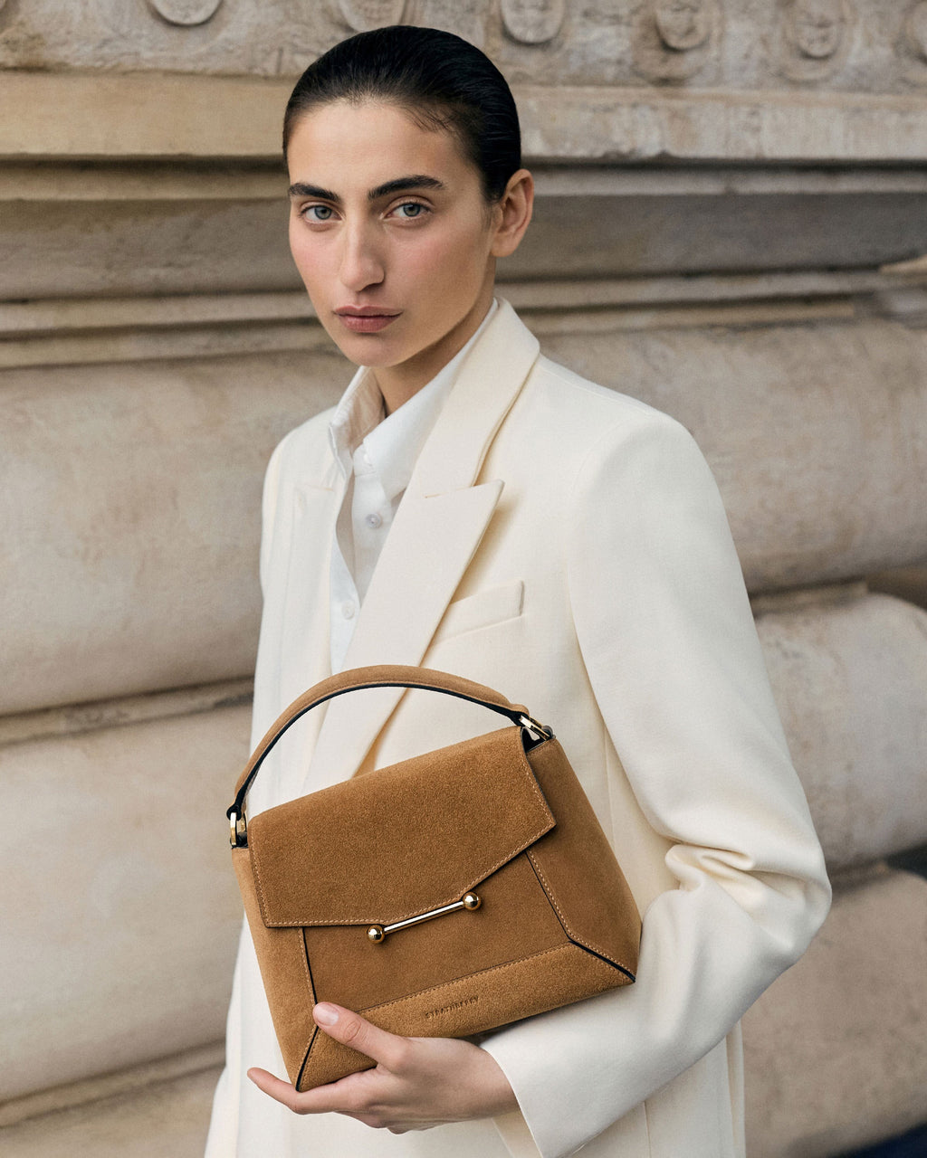Mosaic Bag - Toffee Suede/Espresso