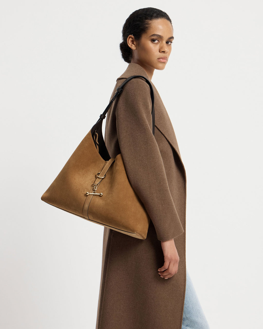 Kite Hobo Maxi - Toffee Suede/Espresso
