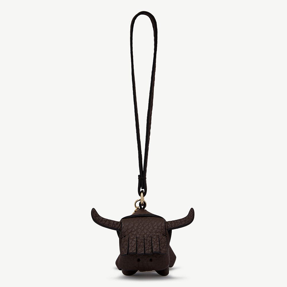 Bag Charm - Highland Cow Dark Chocolate