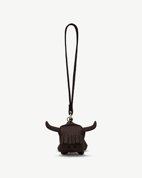 Bag Charm - Highland Cow Dark Chocolate