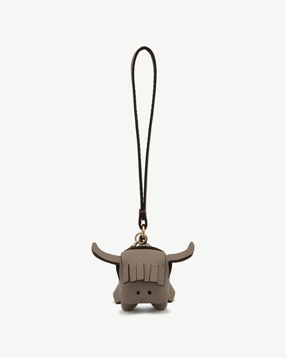 Bag Charm - Highland Cow Taupe