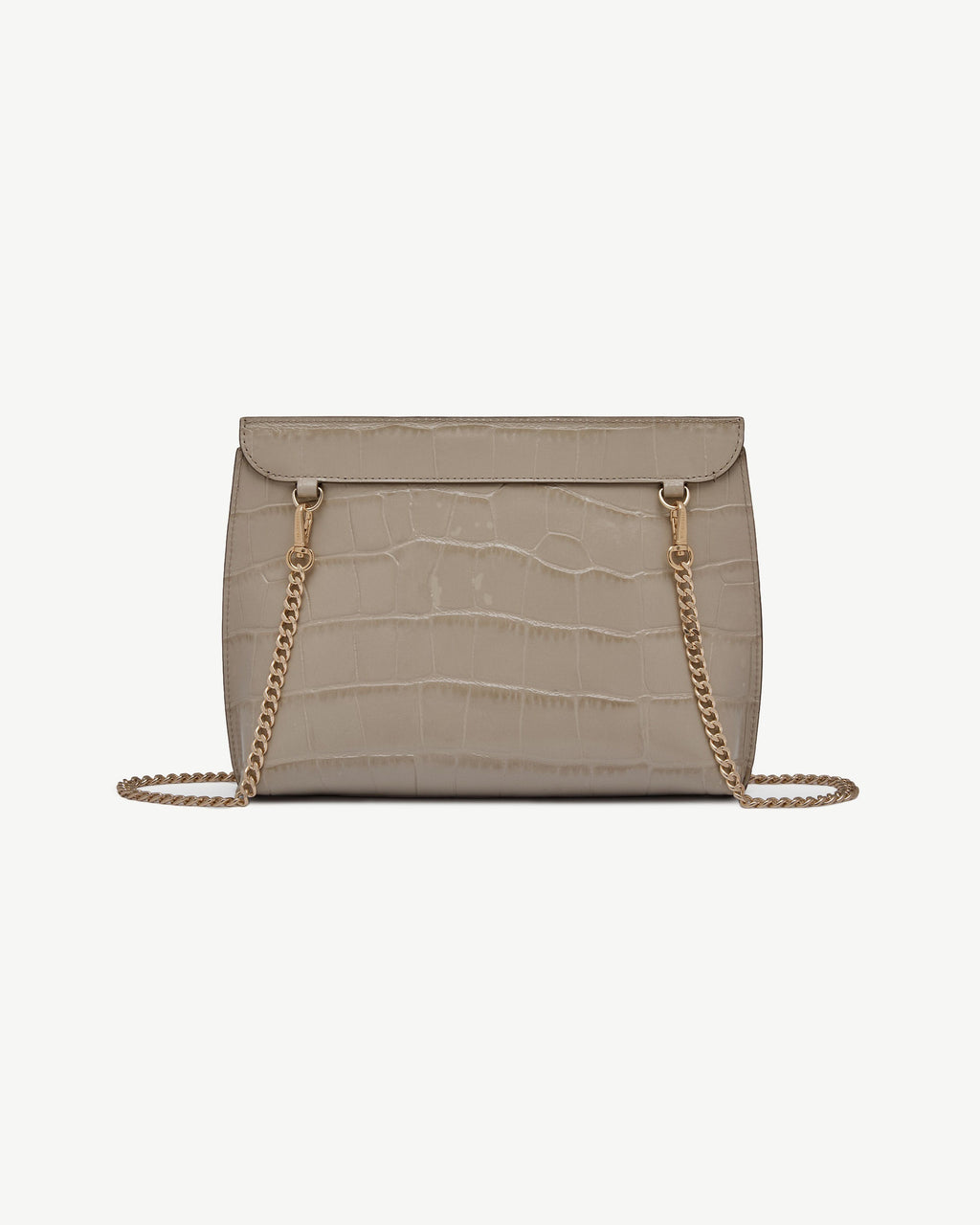 Stylist - Croc-Embossed Leather Light Taupe