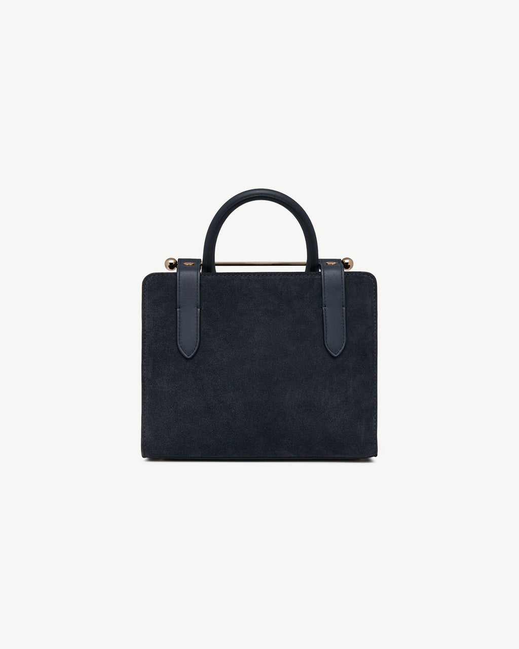 Mini Tote - Navy Suede
