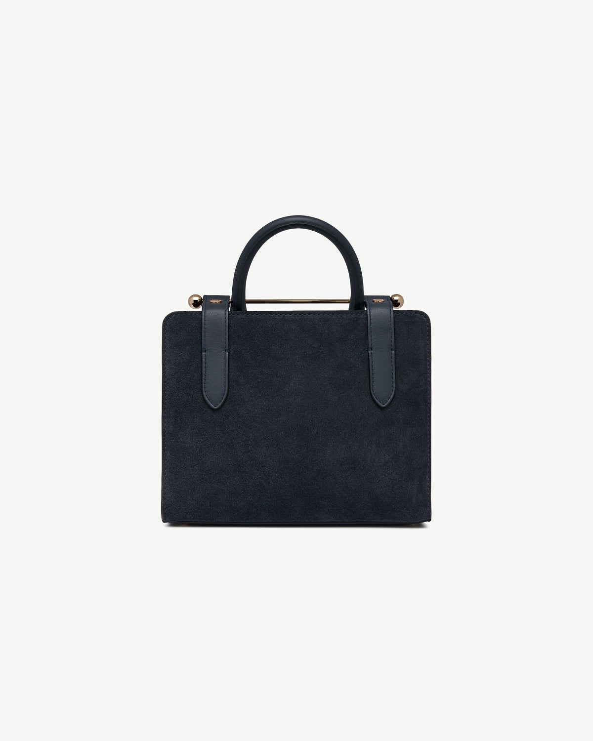 Mini Tote - Navy Suede