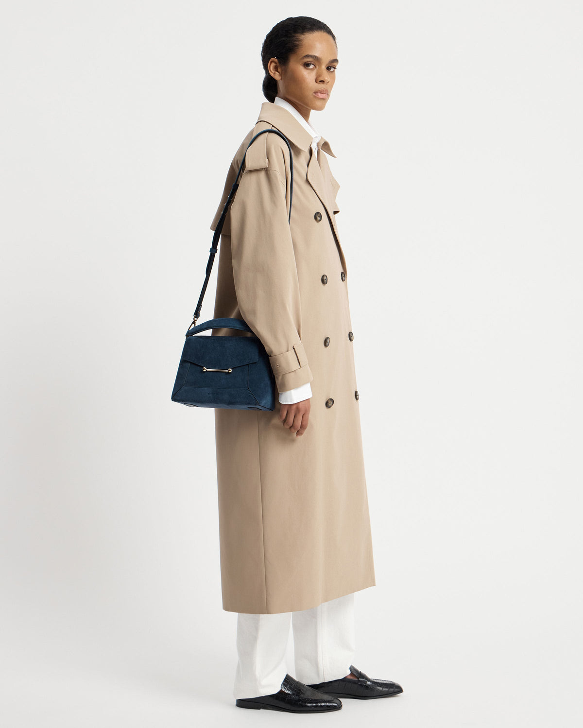 Mosaic Bag - Loch Blue Suede