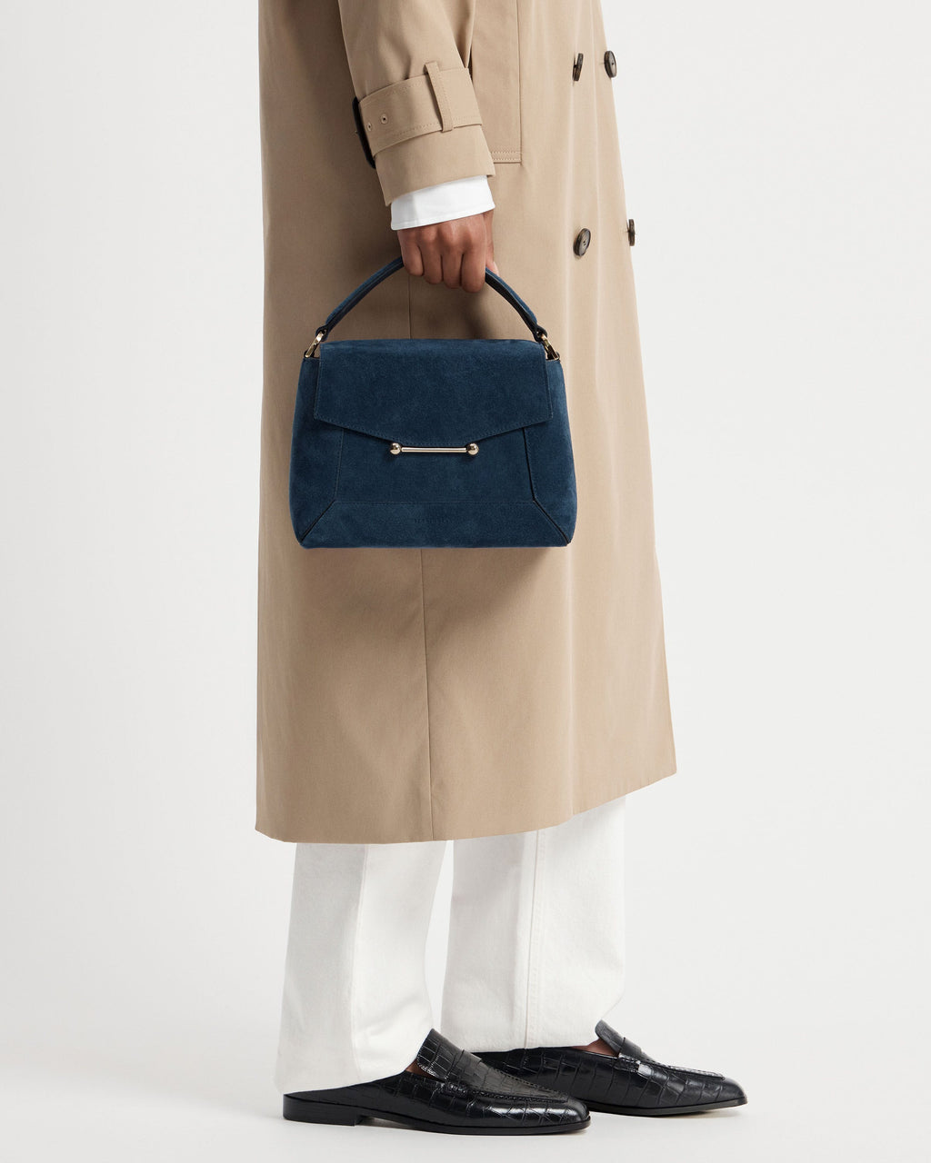 Mosaic Bag - Loch Blue Suede