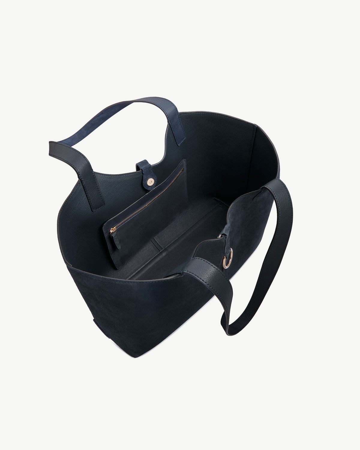 Kite Tote - Navy Suede