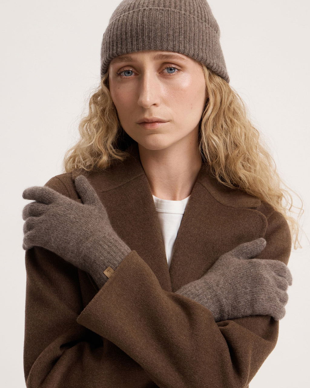 Westray Cashmere Gloves - Otter