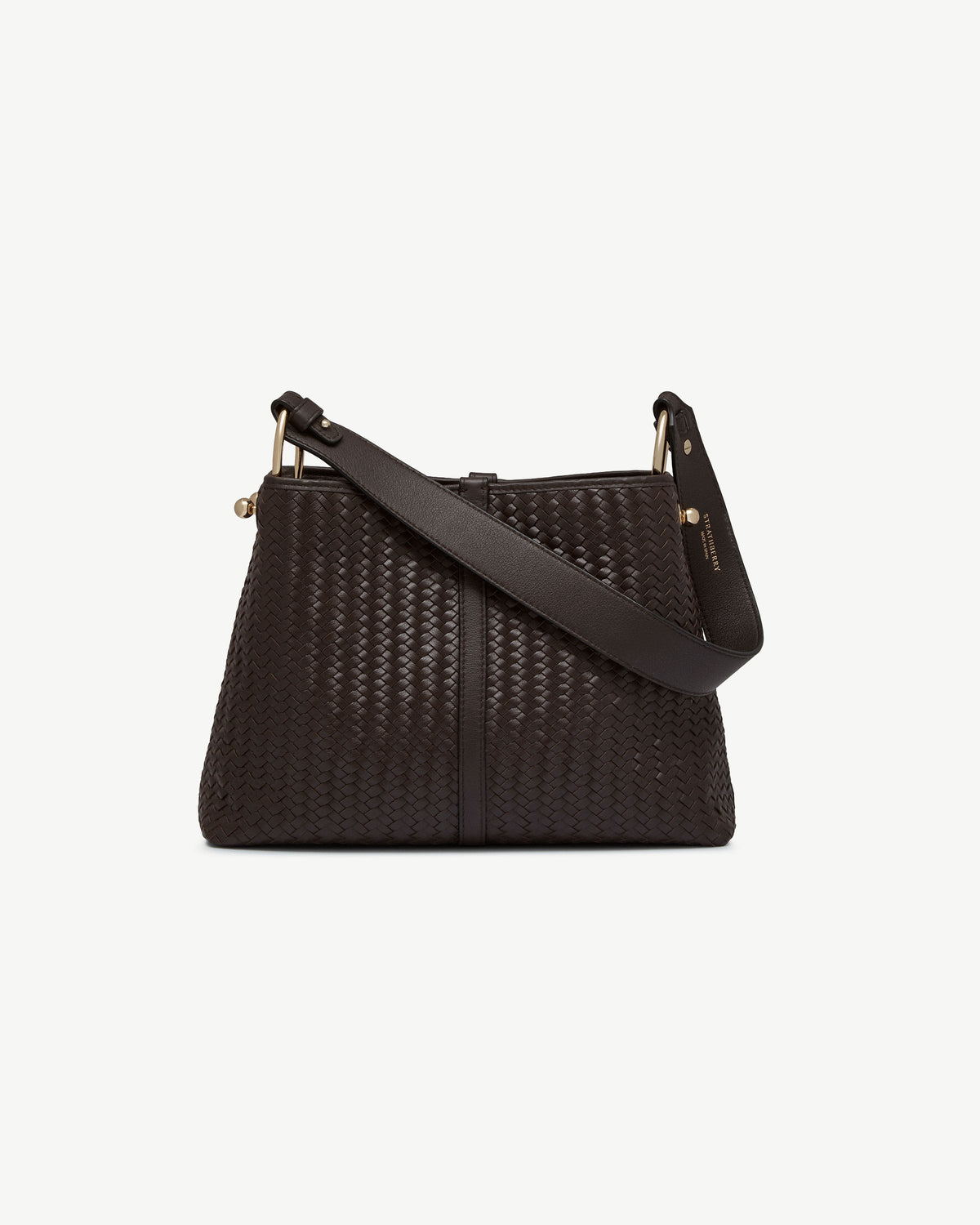 Lana Hobo - Chocolate Woven Leather