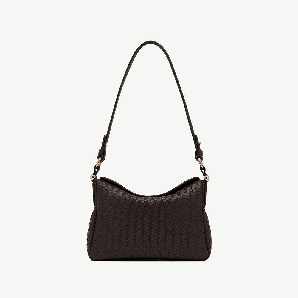 Sway - Chocolate Woven Leather