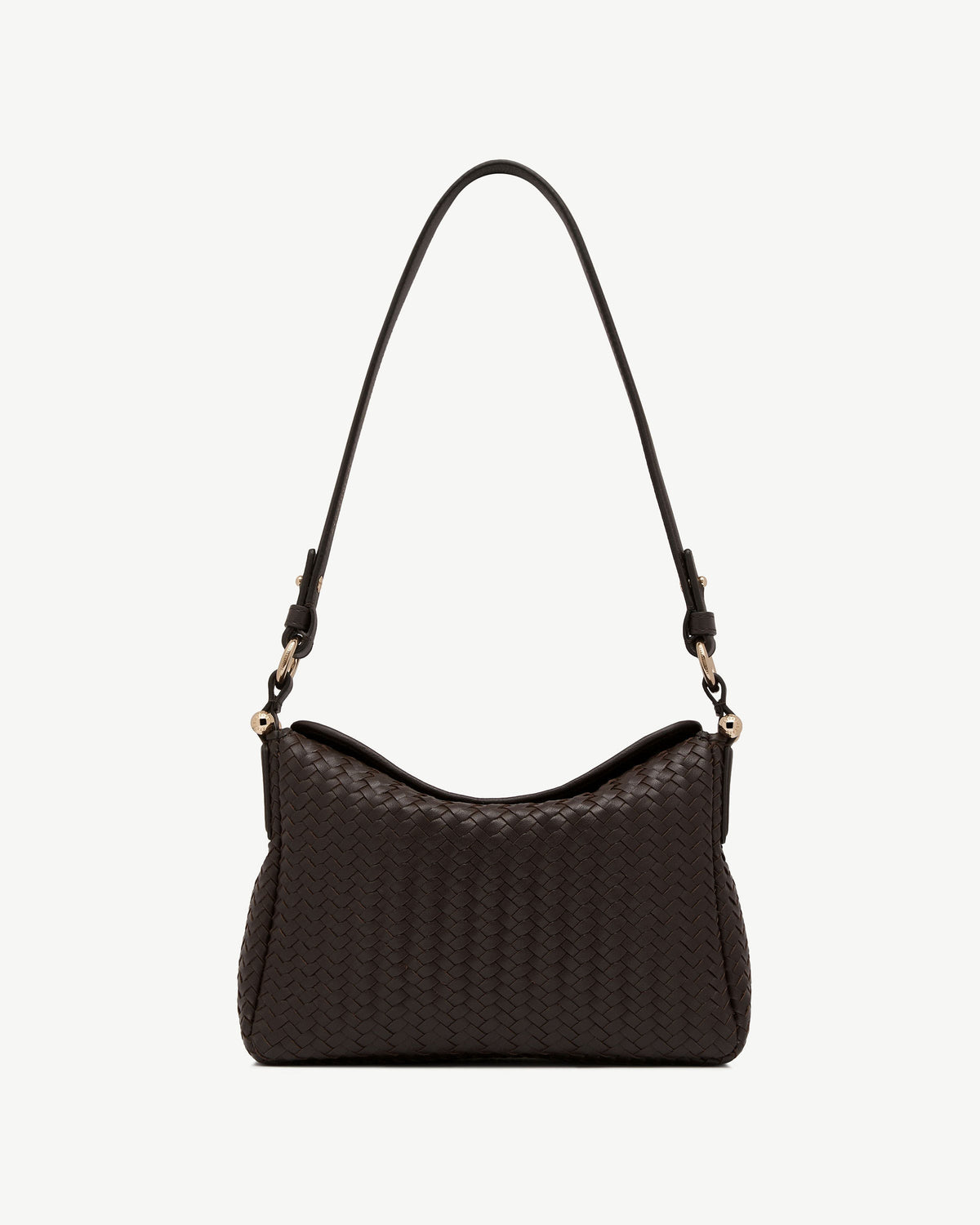 Sway - Chocolate Woven Leather