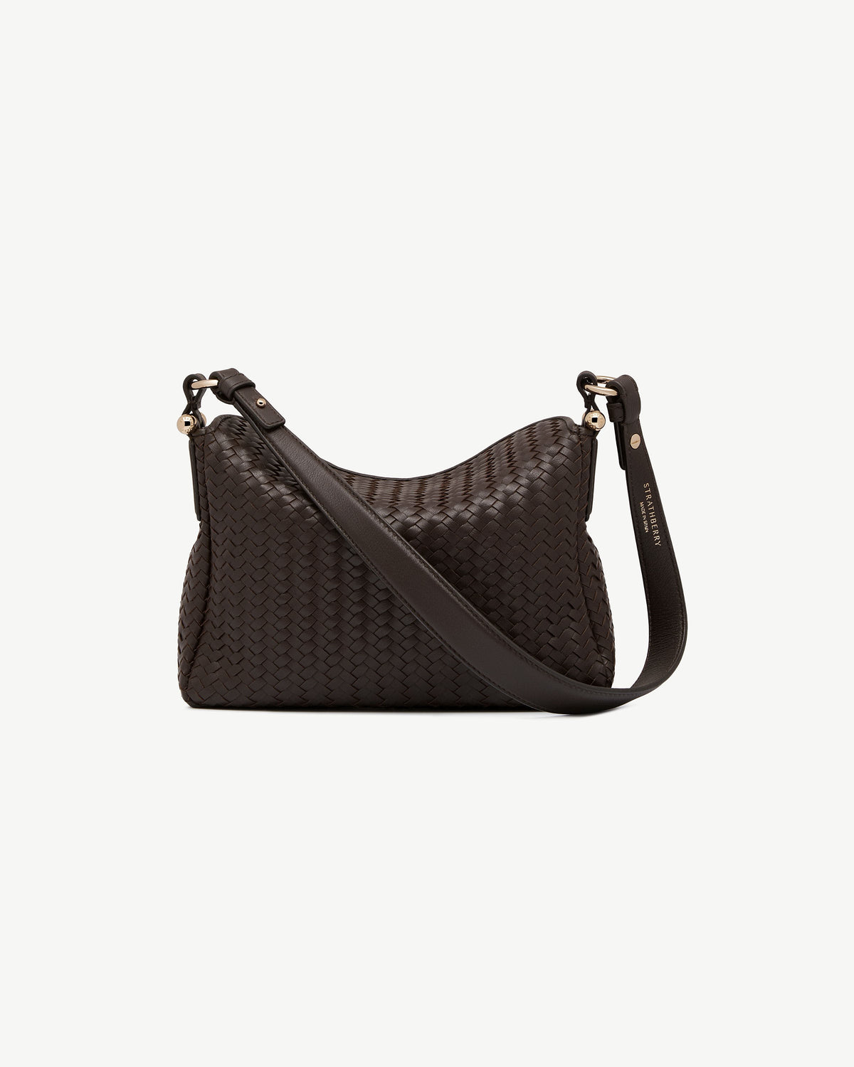 Sway - Chocolate Woven Leather
