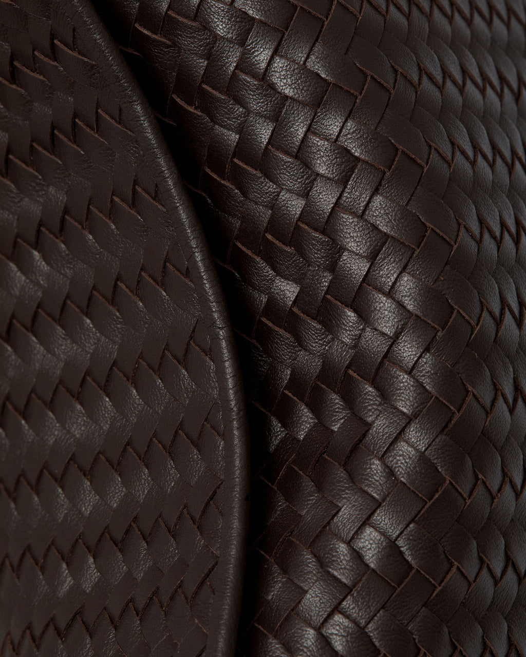 Sway - Chocolate Woven Leather