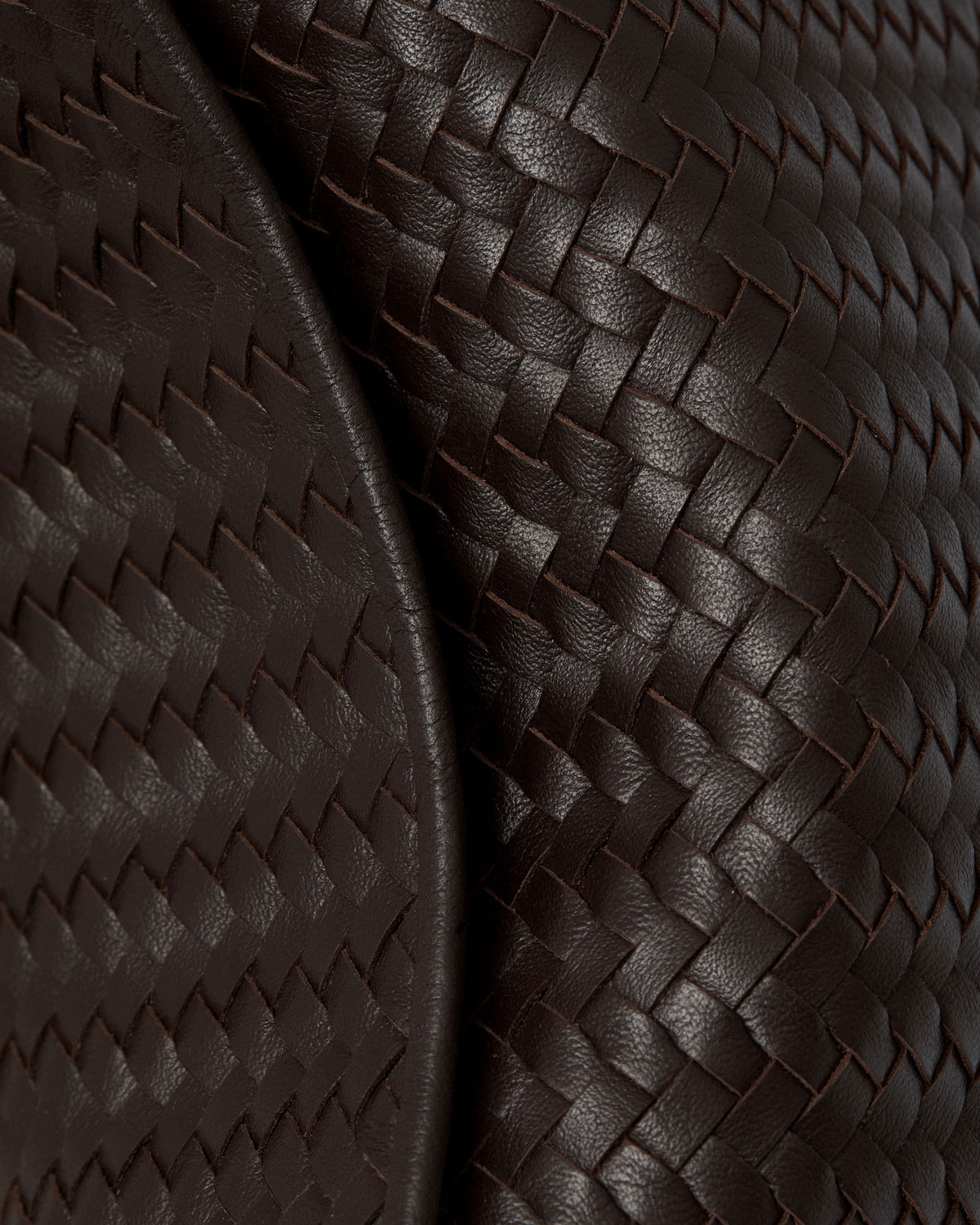 Sway - Chocolate Woven Leather