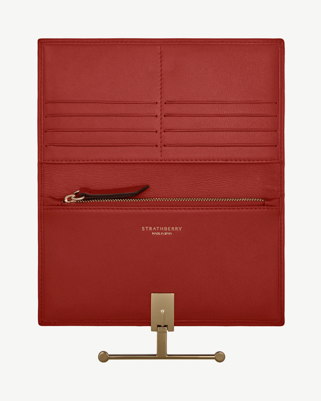 Large Melville Street Wallet - Levanto Red