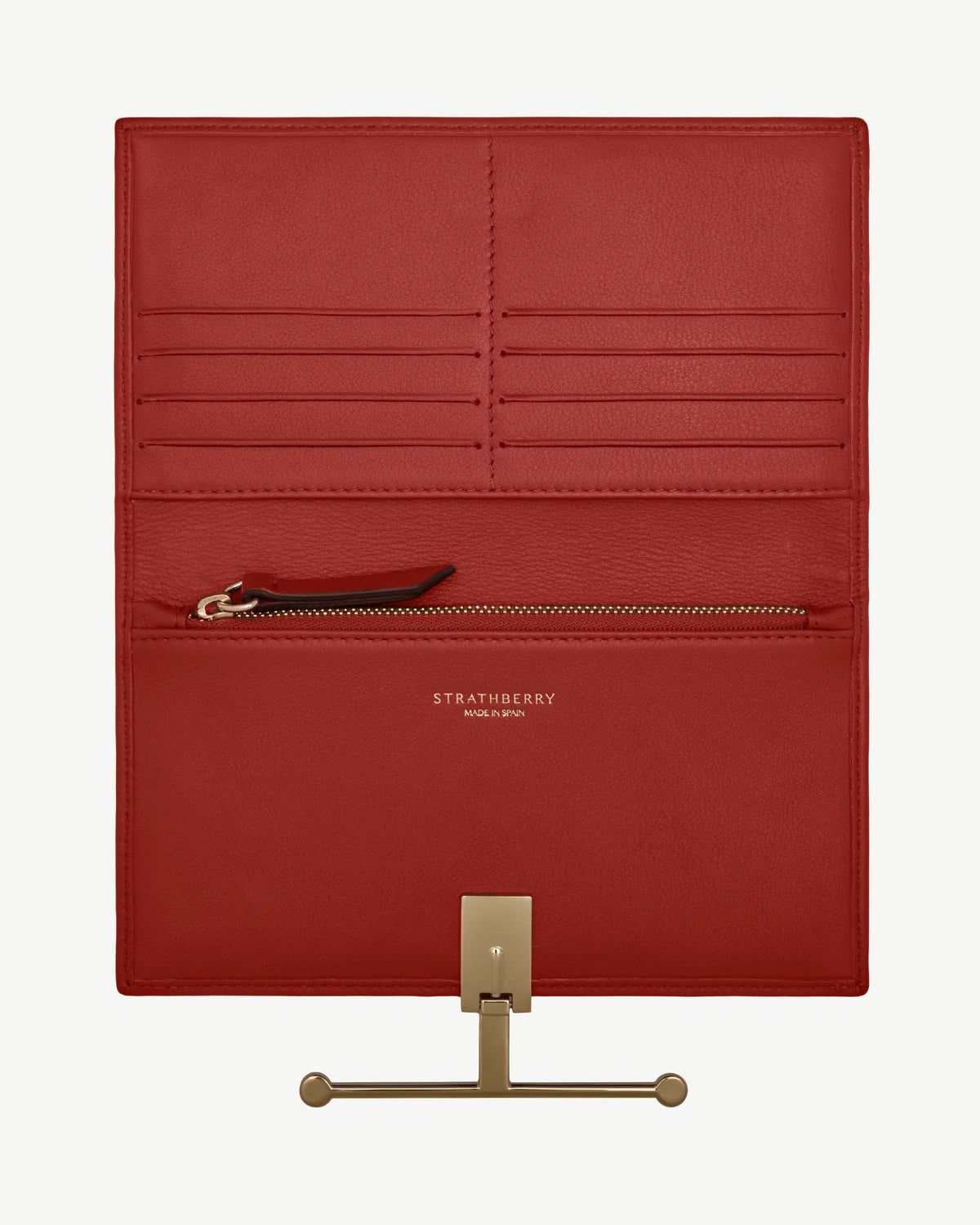 Large Melville Street Wallet - Levanto Red