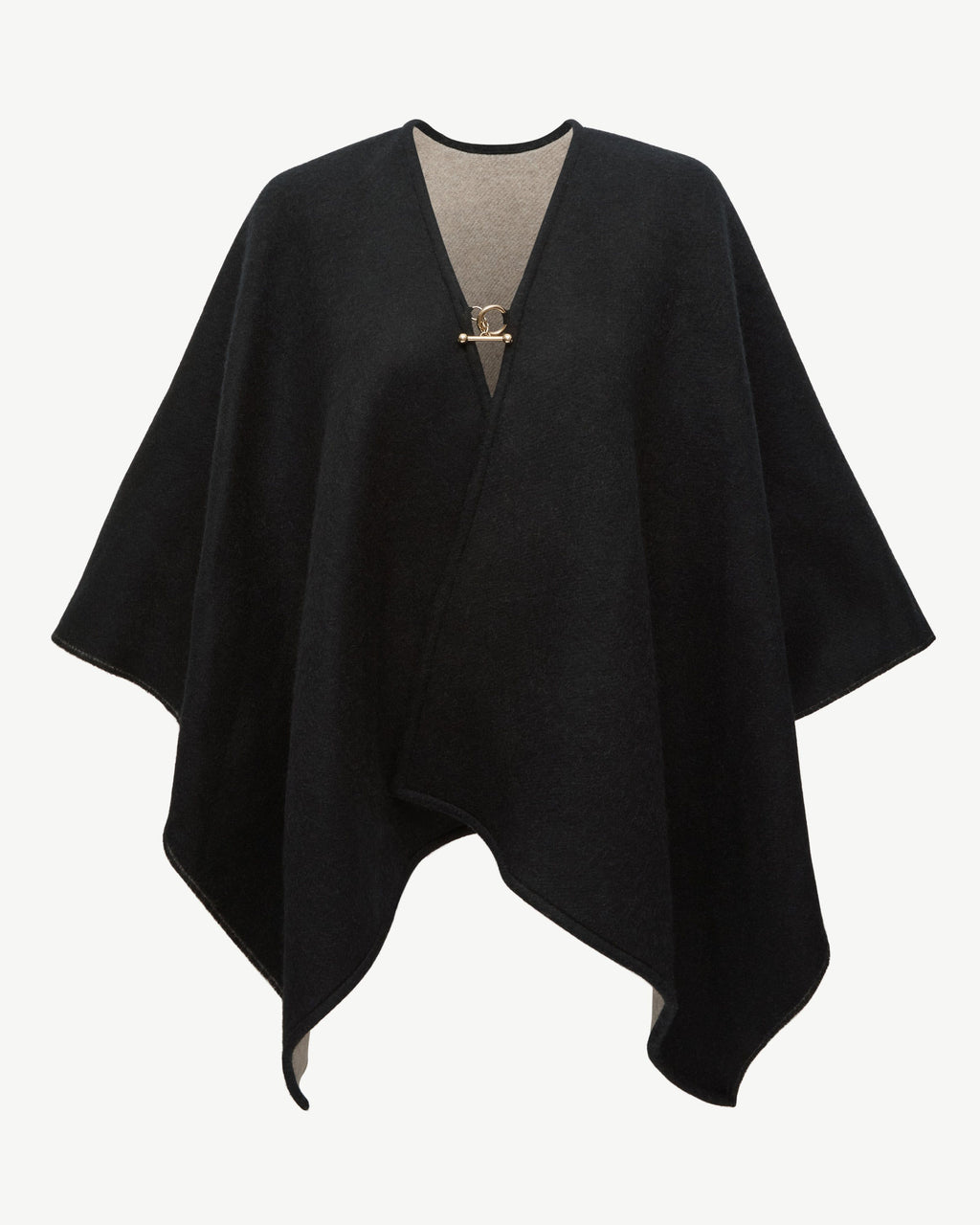 Kite Woven Cape - Otter/Black