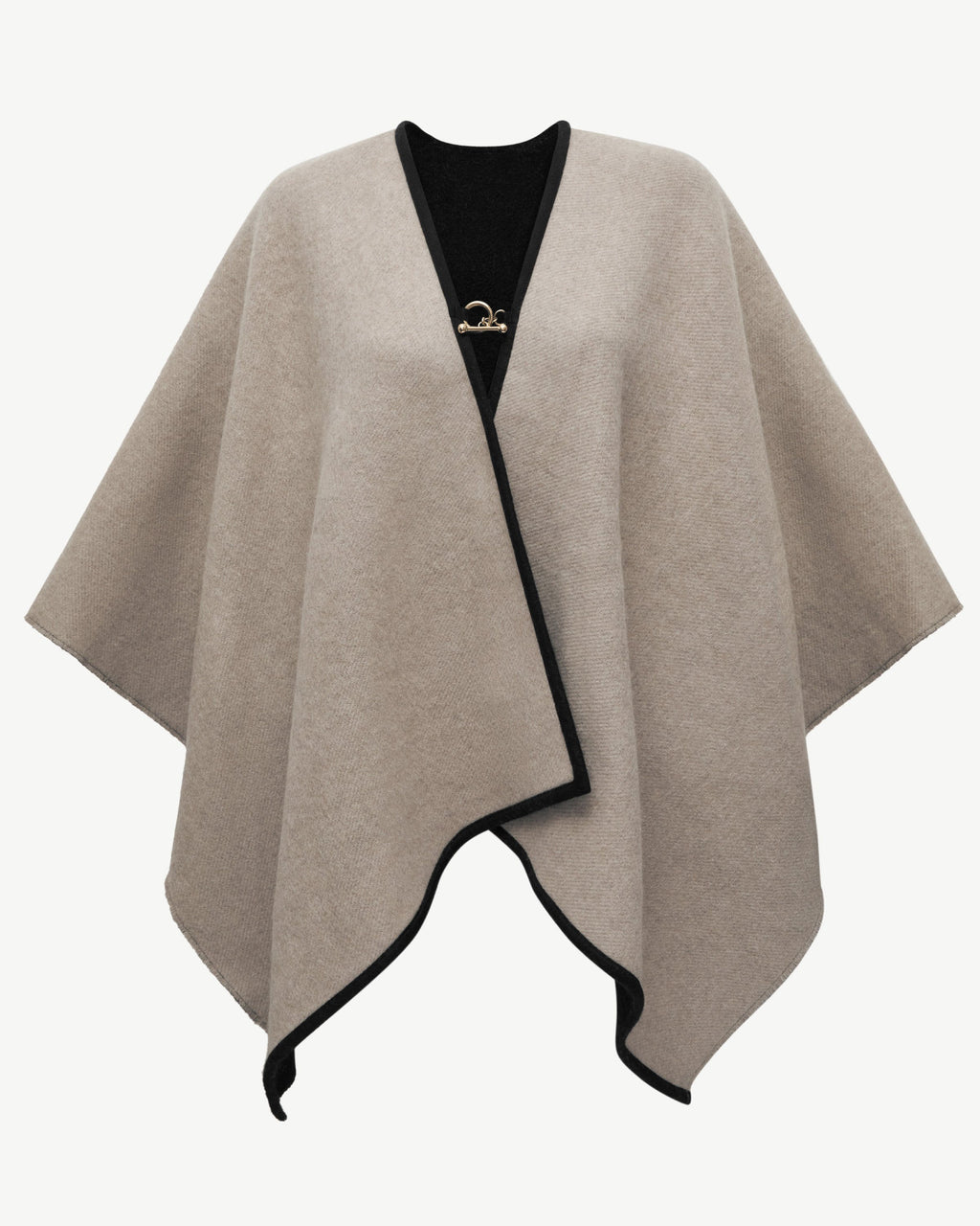 Kite Woven Cape - Otter/Black